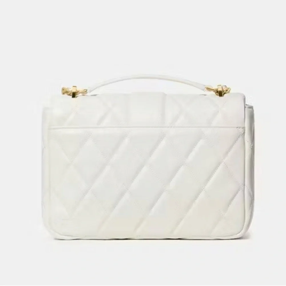 Kate Spade Carey Quilted Small Flap Crossbody Meringue